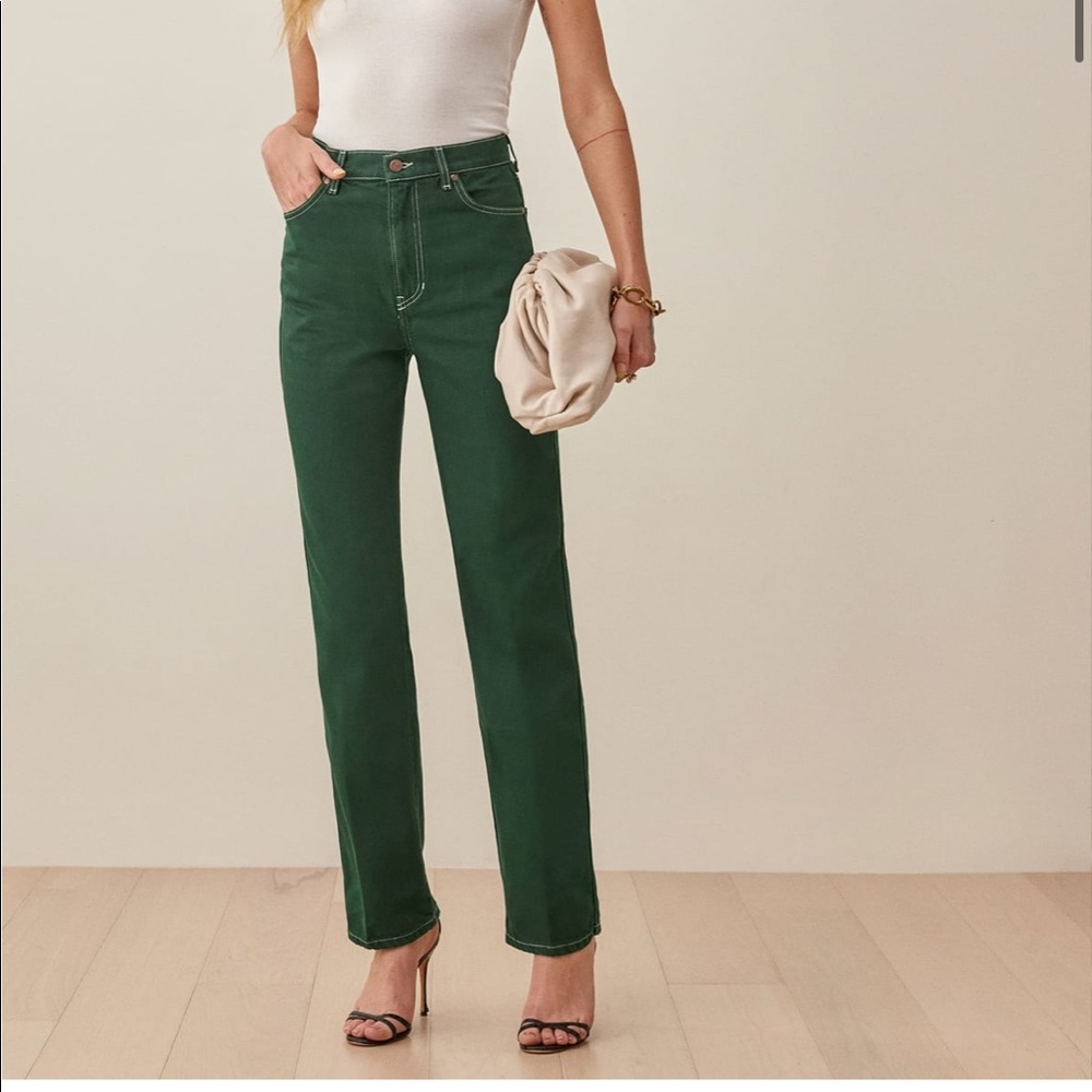 Reformation Cowboy High Rise Straight Jean